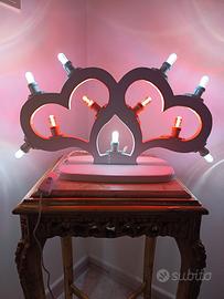 luminaria doppio cuore