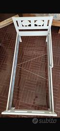 Letto singolo IKEA + doghe e materasso
