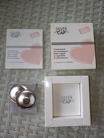 PARACAPEZZOLI COPPETTE VERO ARGENTO ALLATTAMENTO