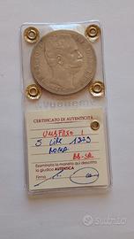 Umberto I 5 lire 1879 bb-spl