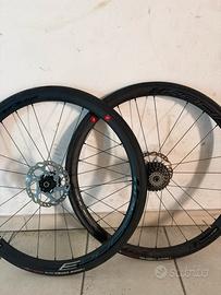 coppia di ruote fulcrum 3,in alluminio