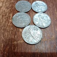 5 monete da 20 centesimi 