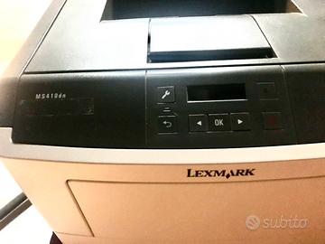 Stampante laser Lexmark MS410dn bianco/nero