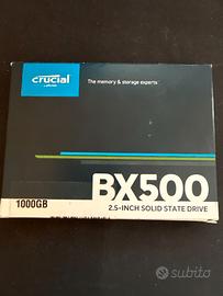 SSD Crucial BX500 1TB 2.5”SATA – Veloce Affidabile