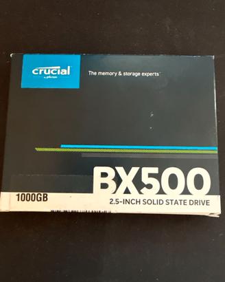 SSD Crucial BX500 1TB 2.5”SATA – Veloce Affidabile
