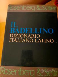 Badellino Calonghi Dizionario Latino Italiano 