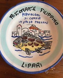 Piatto del buon ricordo Lipari
