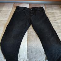 JEANS NERO UOMO ALCOTT TAGLIA 50 CARROT FIT