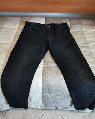 JEANS NERO UOMO ALCOTT TAGLIA 50 CARROT FIT