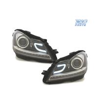 FARI MERCEDES W204 11-14 LUCI DIURNE A LED A TUBO 