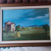 Dipinto Romano Mussolini (figlio BENITO MUSSOLINI)