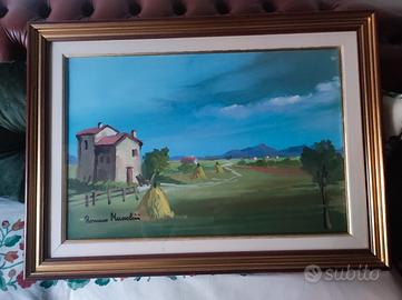 Dipinto Romano Mussolini (figlio BENITO MUSSOLINI)