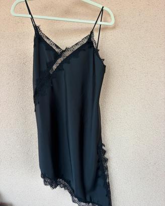Abito lingerie nero Be White Milano Tg. S/M