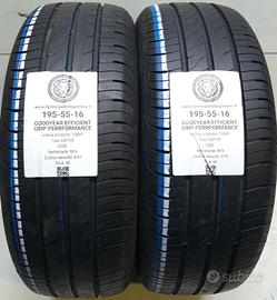 2 GOMME 195 55 16 GOODYEAR A70881
