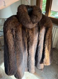 Pelliccia vera di opossum Annabella Pavia vintage