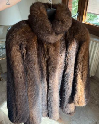 Pelliccia vera di opossum Annabella Pavia vintage