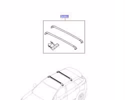barre trasversali da tetto originali RR EVOQUE
