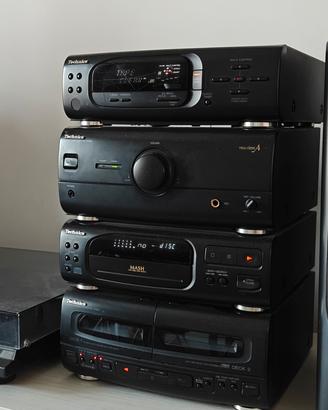 Impianto stereo Technics SC-CH404 con giradischi