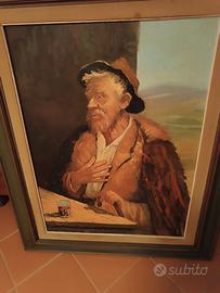 Quadro di Puliti Franco del 1974 "Meditazione"