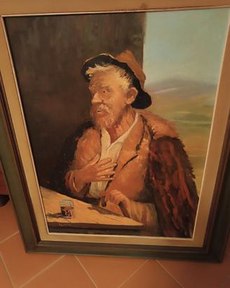 Quadro di Puliti Franco del 1974 "Meditazione"