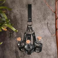 Set ampolle x3 - aggancio cintura - nero -  NUOVO