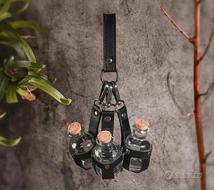 Set ampolle x3 - aggancio cintura - nero -  NUOVO