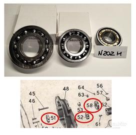 Set Cuscinetti Moto Guzzi Guzzino 65 - Cardellino