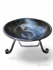 Braciere da Giardino in Ferro, 40 cm Diametro, 27