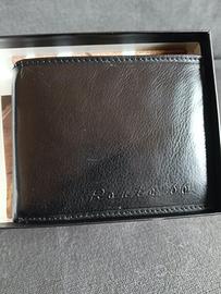 Route 66 Portafoglio in pelle da uomo, nero nuovo