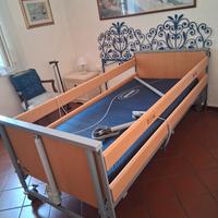letto elettrico con materasso antidecubito 