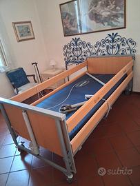 letto elettrico con materasso antidecubito 