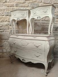 SET CAMERA DA LETTO IN STILE BAROCCO SHABBY/ SCHIC
