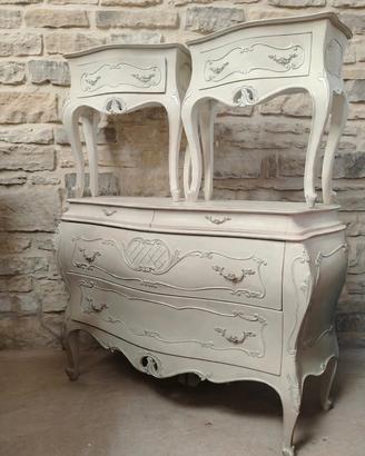 SET CAMERA DA LETTO IN STILE BAROCCO SHABBY/ SCHIC