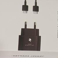 Caricabatterie 25w cavo USB-C +type C power