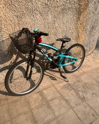 Bicicletta mountain bike ammortizzata bambino 18”