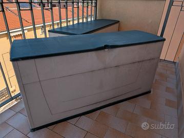 2 contenitori da esterno 