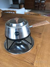 fornello, 12 piatti, posate fonduta/bourguignonne