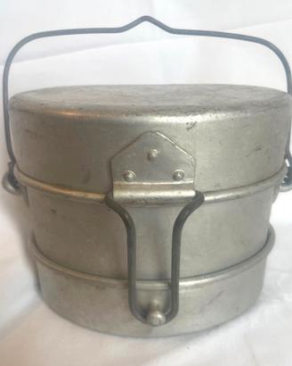 Gavetta Militare Alluminio Vintage 