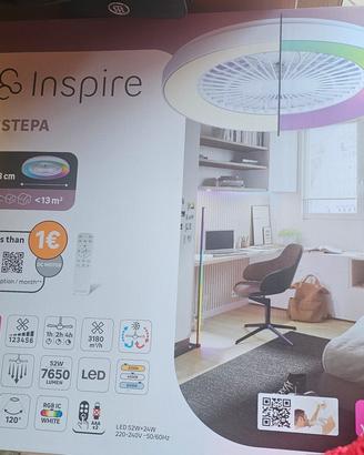 ventilatore a soffitto-lampadario luci led