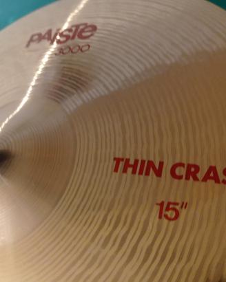 Piatto Paiste serie 3000 Thin Crash '15