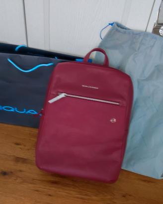 Zaino in pelle Piquadro + dustbag e busta negozio