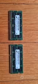 RAM 2x2Gb Micron ddr3 PC310600S