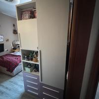 Armadio modulare lilla mondo convenienza