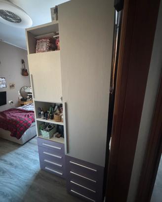 Armadio modulare lilla mondo convenienza