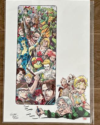 Stampa autografata Masters Of The Universe, TMNT