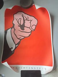 Poster vintage Roy Lichtenstein " Untitled" 1973