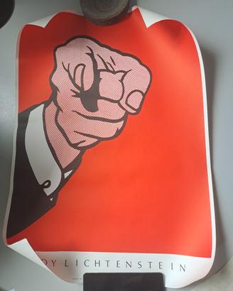 Poster vintage Roy Lichtenstein " Untitled" 1973