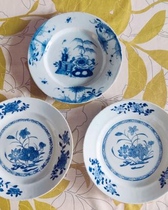 Piatti ceramica di Delft anno 1750 - 1780