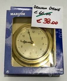 Orologio ottonato da marina