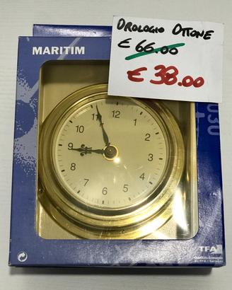 Orologio ottonato da marina